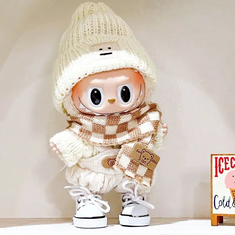 Adorable Winter Elf Set for Labbubu Dolls