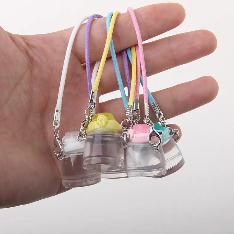 Cute Mini Water Bottle Labubu Clothing Accessories