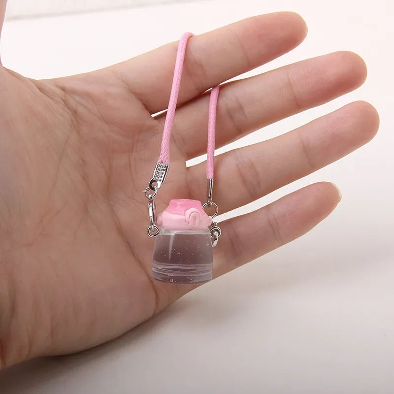 Cute Mini Water Bottle Labubu Clothing Accessories