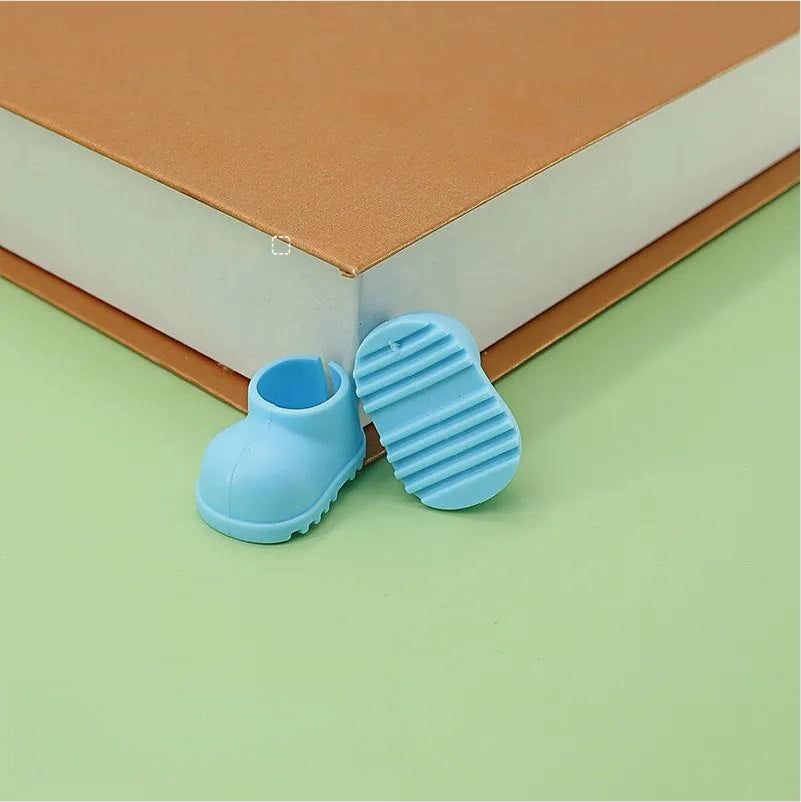 Colorful Doll Shoes Accessory Macaron Rain Boots for 17cm Labubu