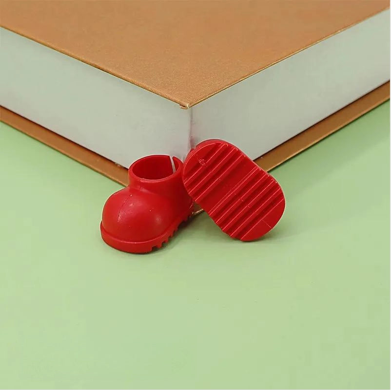 Colorful Doll Shoes Accessory Macaron Rain Boots for 17cm Labubu