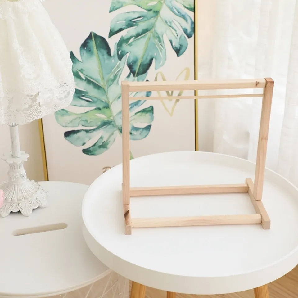 Doll Clothes Stand with Hangers Labubu Accessories