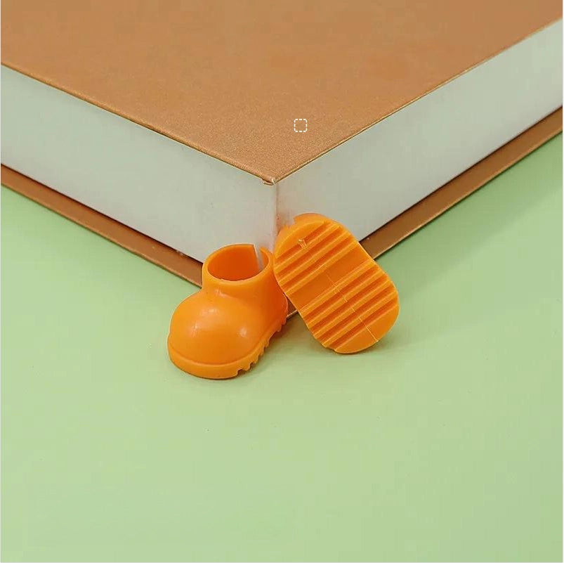 Colorful Doll Shoes Accessory Macaron Rain Boots for 17cm Labubu