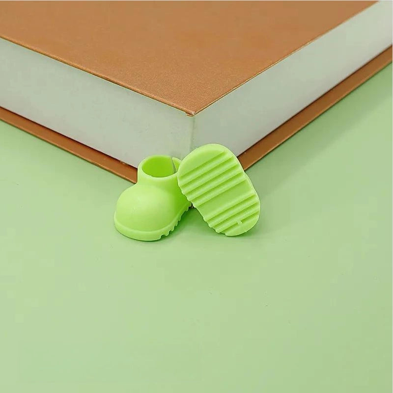 Colorful Doll Shoes Accessory Macaron Rain Boots for 17cm Labubu