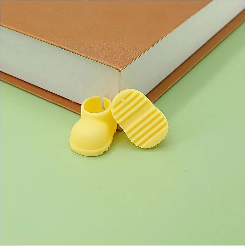 Colorful Doll Shoes Accessory Macaron Rain Boots for 17cm Labubu