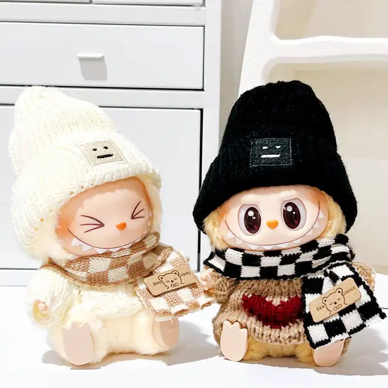 Adorable Winter Elf Set for Labbubu Dolls
