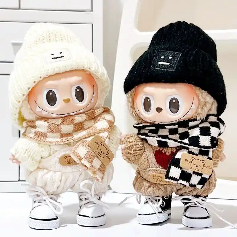 Adorable Winter Elf Set for Labbubu Dolls