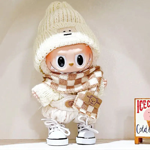 Adorable Winter Elf Set for Labbubu Dolls