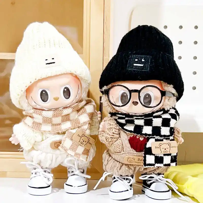 Adorable Winter Elf Set for Labbubu Dolls