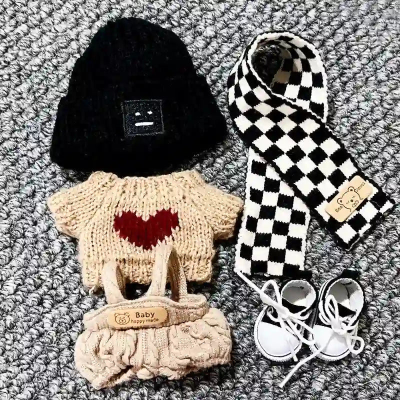 Adorable Winter Elf Set for Labbubu Dolls
