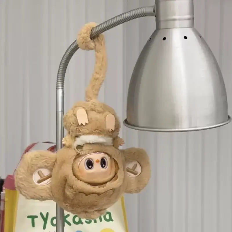 Adorable Monkey-Inspired Labubu Suit with Curly Tail Detail