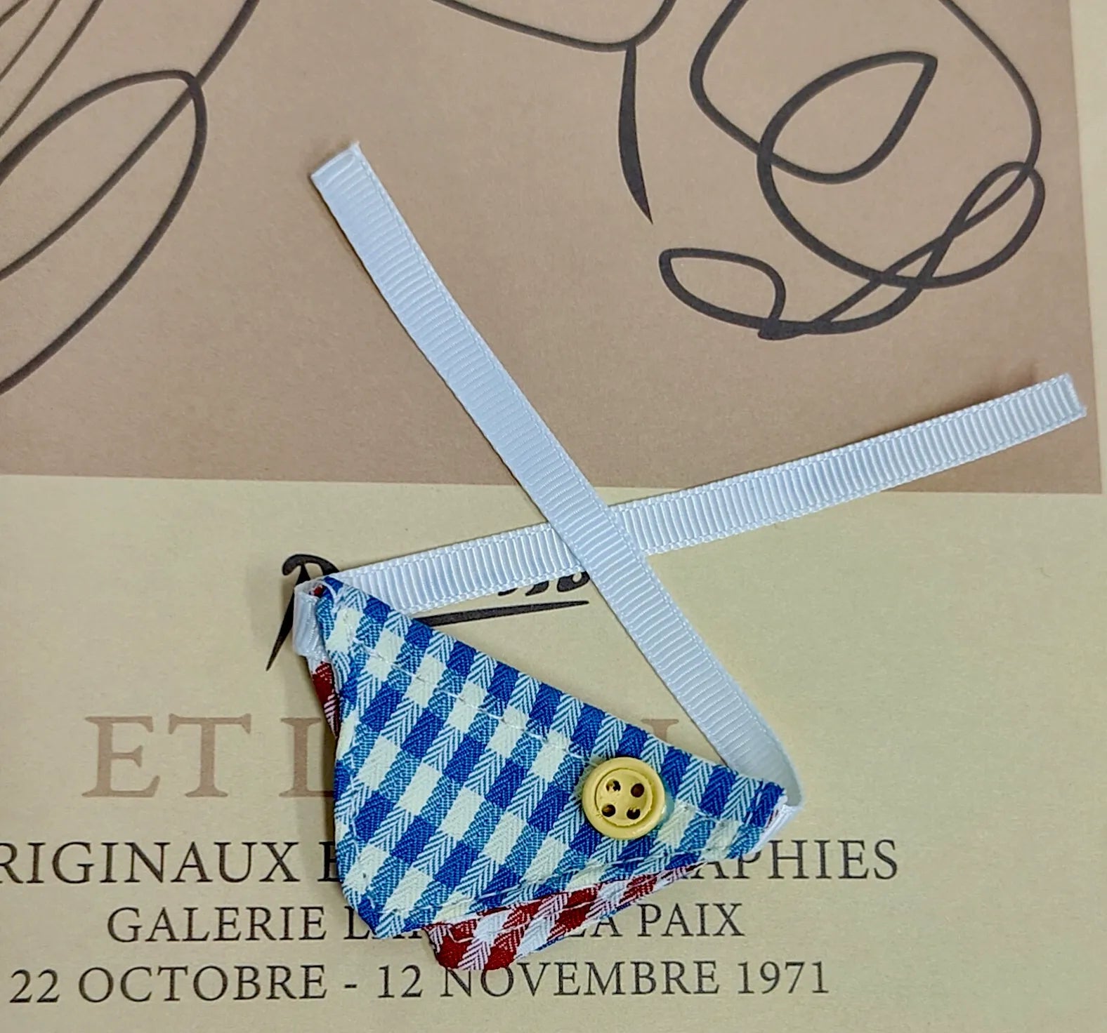 Labubu DIY Doll Clothes Accessories – Denim Bib &amp; Bandana