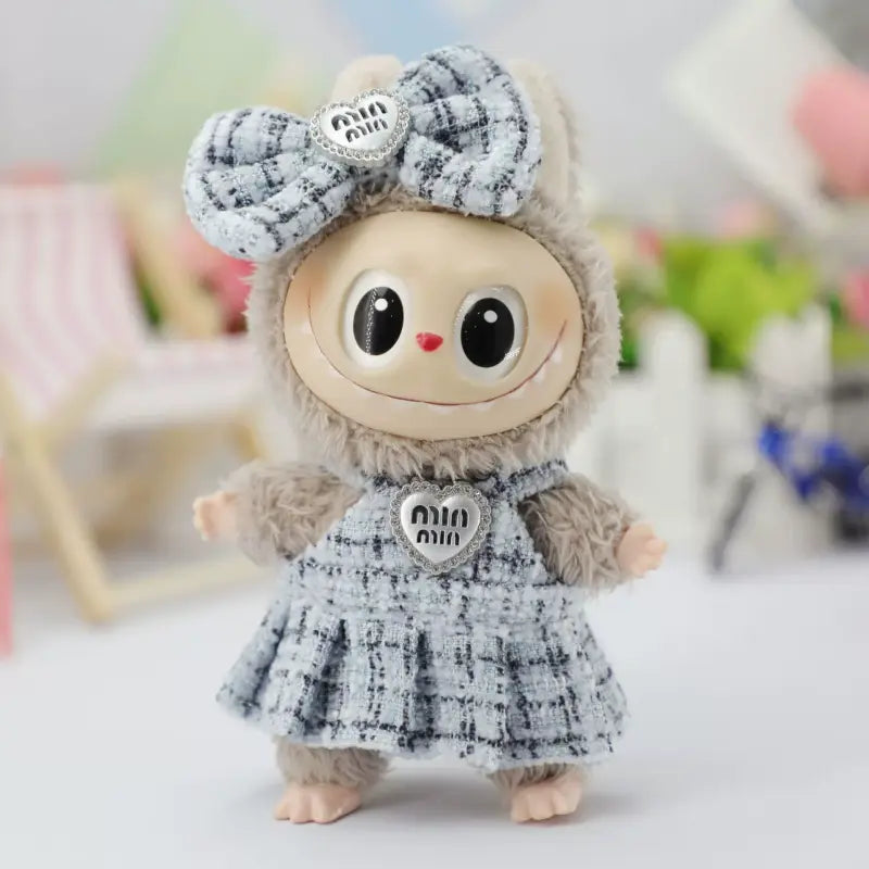 Sweet Bow Labubu Dress Set