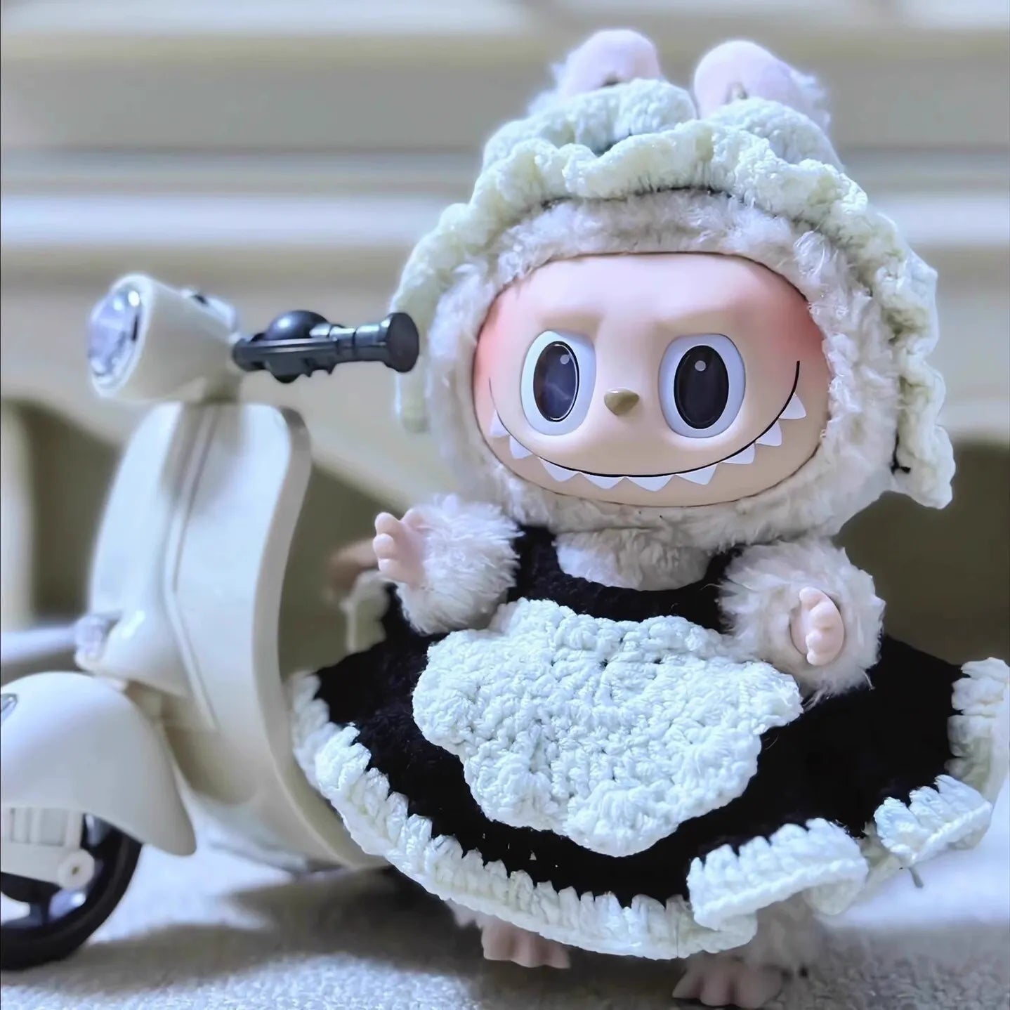 Pop Mart Labubu Poseable Motorcycle Doll Clothes &amp; Accessories