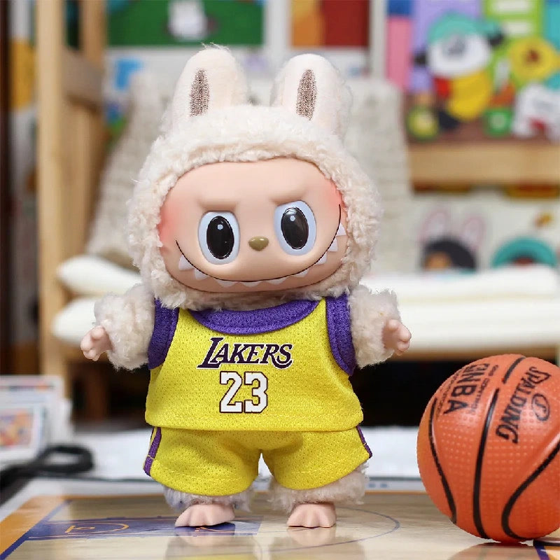 Labubu Jersey Outfit – Lakers Style #23 Basketball Set