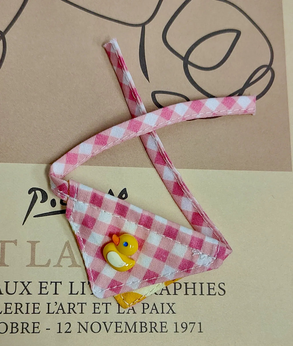 Labubu DIY Doll Clothes Accessories – Denim Bib &amp; Bandana