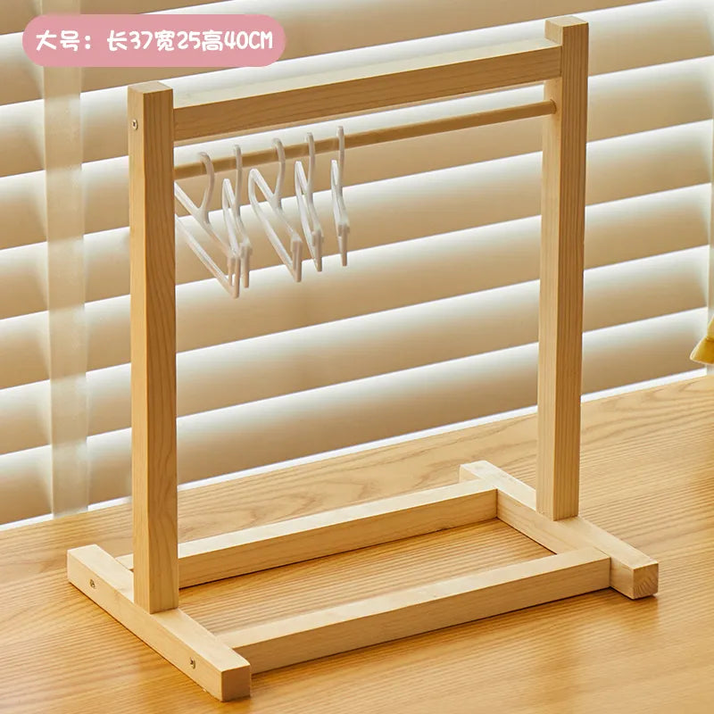 Wardrobe and Clothes Stand for Labubu Clothes