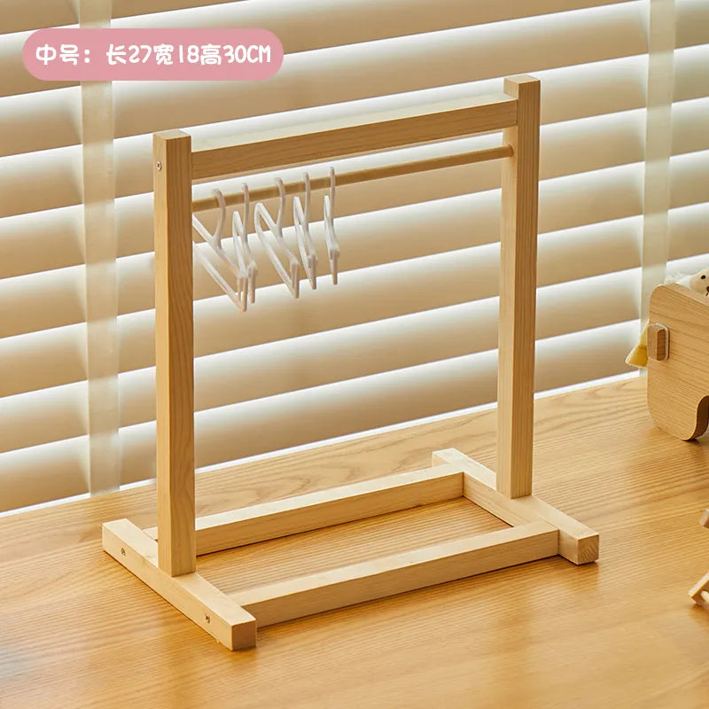 Wardrobe and Clothes Stand for Labubu Clothes